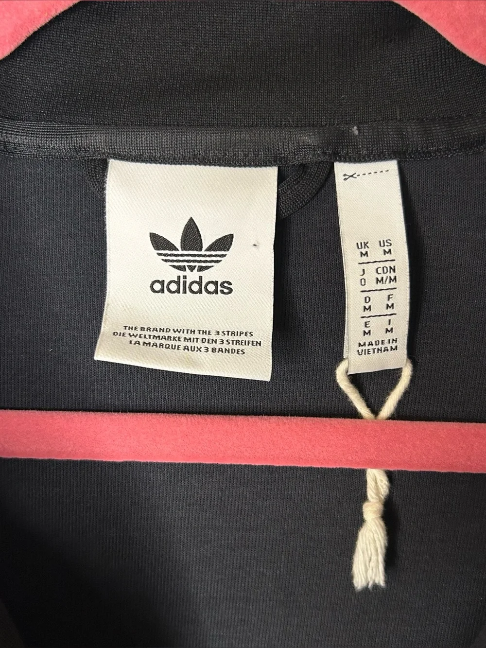 Adidas Originals Men's Flamestrike Track Jacket In Black Size Medium